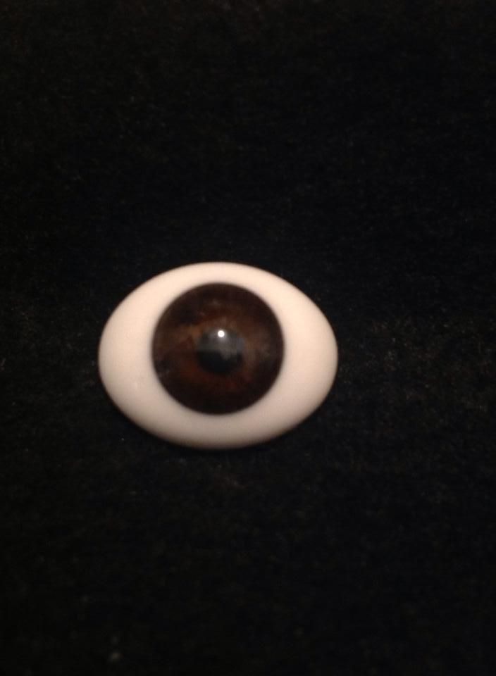 22MM Pabol Sea Green GR04 Acrylic Half Round Doll Eyes FAST SHIPPING