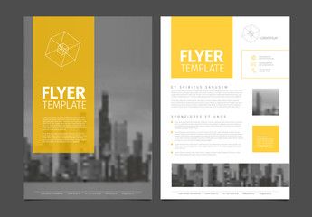 modern brochure template flyer