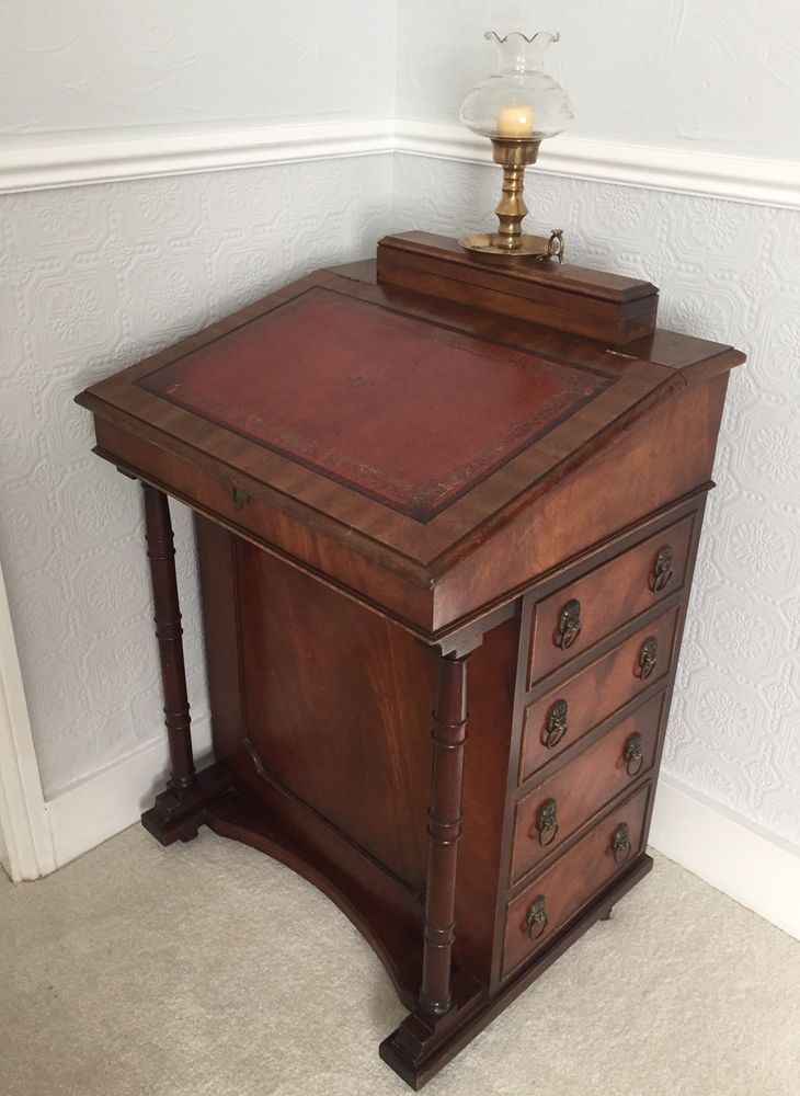 VINTAGE DAVENPORT WRITING DESK VICTORIAN REPRODUCTION MADE IN VINTAGE DAVENPORT WRITING DESK VICTORIAN REPRODUCTION MADE IN ENGLAND 1950s | eBay - VINTAGE DAVENPORT WRITING DESK VICTORIAN REPRODUCTION MADE IN