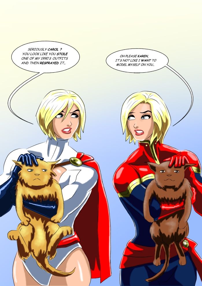 Célébrité fap vid porn XXX Wonder woman with miss america and power girl-92