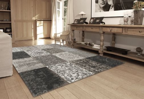 Http Www Boatpartsandsupplies Boatfloorcoveringoptions Php Has Vintage Black And White Free Uk Delivery On All Louis De Poortere Rugs Collection Distressed Designs In A Patchwork Style Perfect Large
