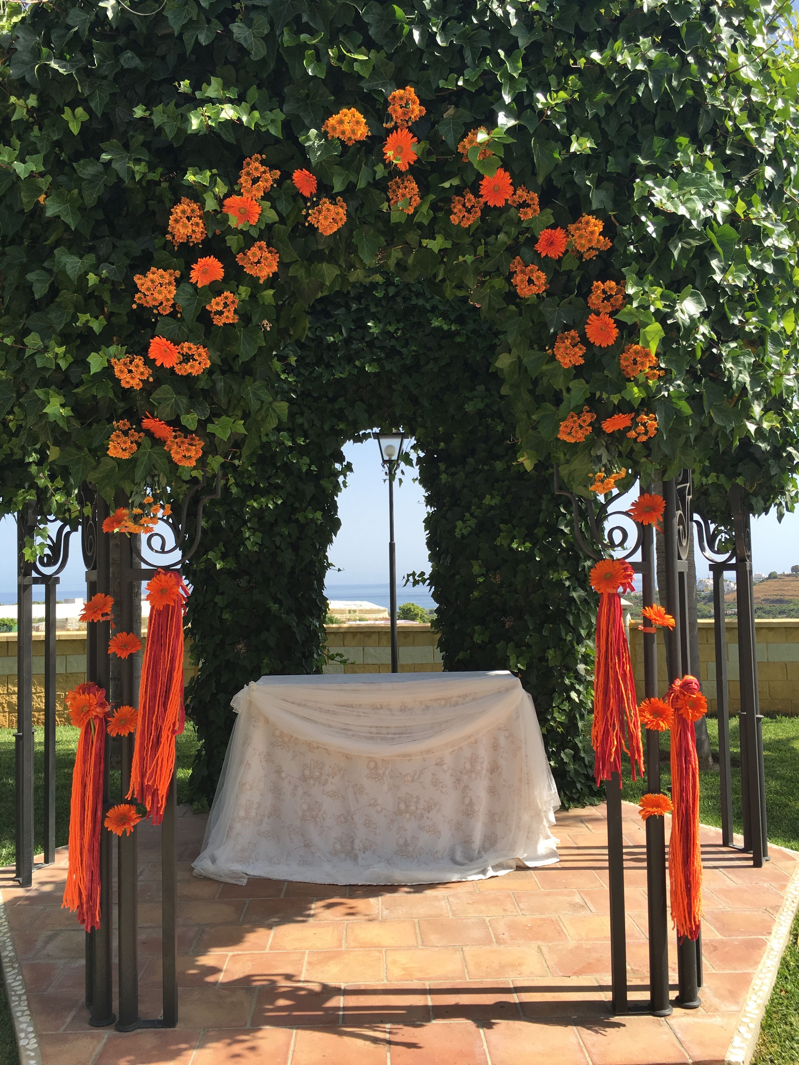 Spanish Wedding Planner Beautiful Wedding Ceremony Arch Private Villa spanish-wedding-planner-beautiful-wedding-ceremony-arch-private-villa