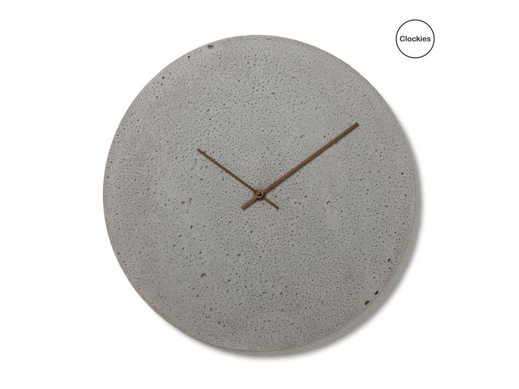 Dove grey concrete wall clock Clockies CL500102 - collection 2018 Dove Grey, Concrete Wall, Doves, Clocks, Wall Clock, Collection, Design, Home Decor, Minimalism