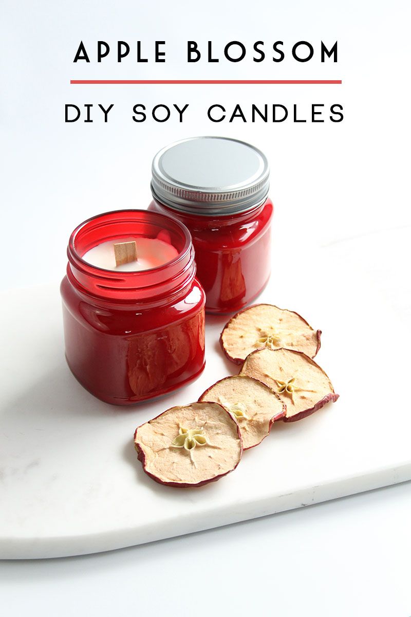 Apple Blossom Soy Candle Jars - Life-n-Reflection