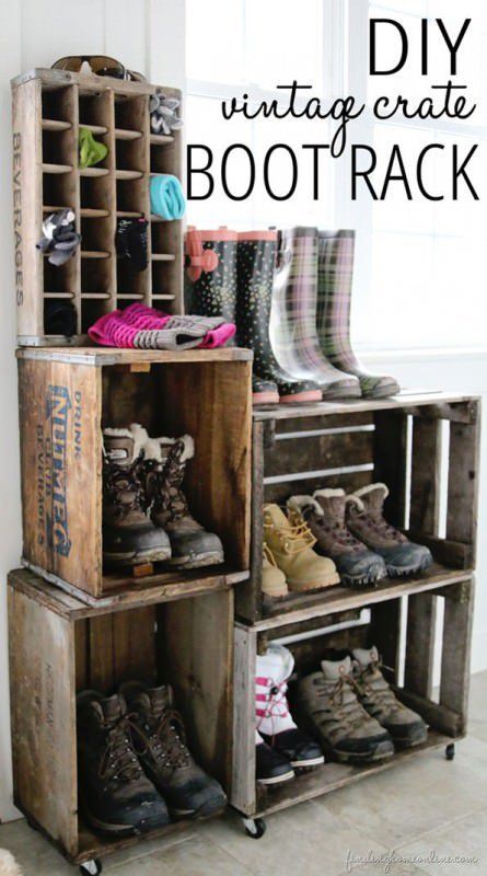 12 Upcycled Crate Ideas Vintage Pinterest Wohnideen, Möbel und - garderobe selber bauen schner wohnen 12 Upcycled Crate Ideas Vintage Pinterest Wohnideen, Möbel und - garderobe selber bauen schner wohnen