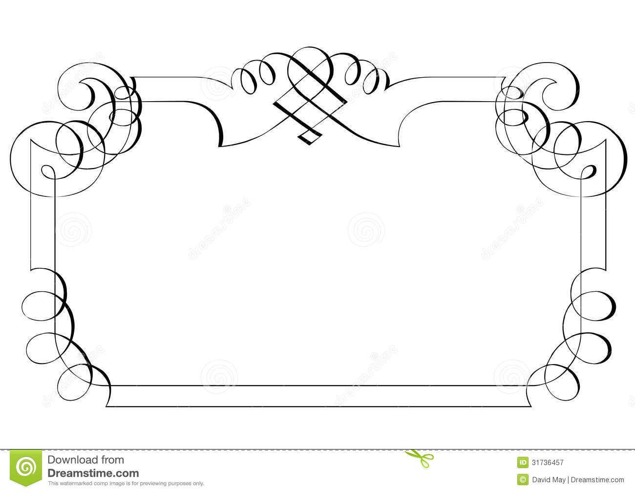 fancy border wedding