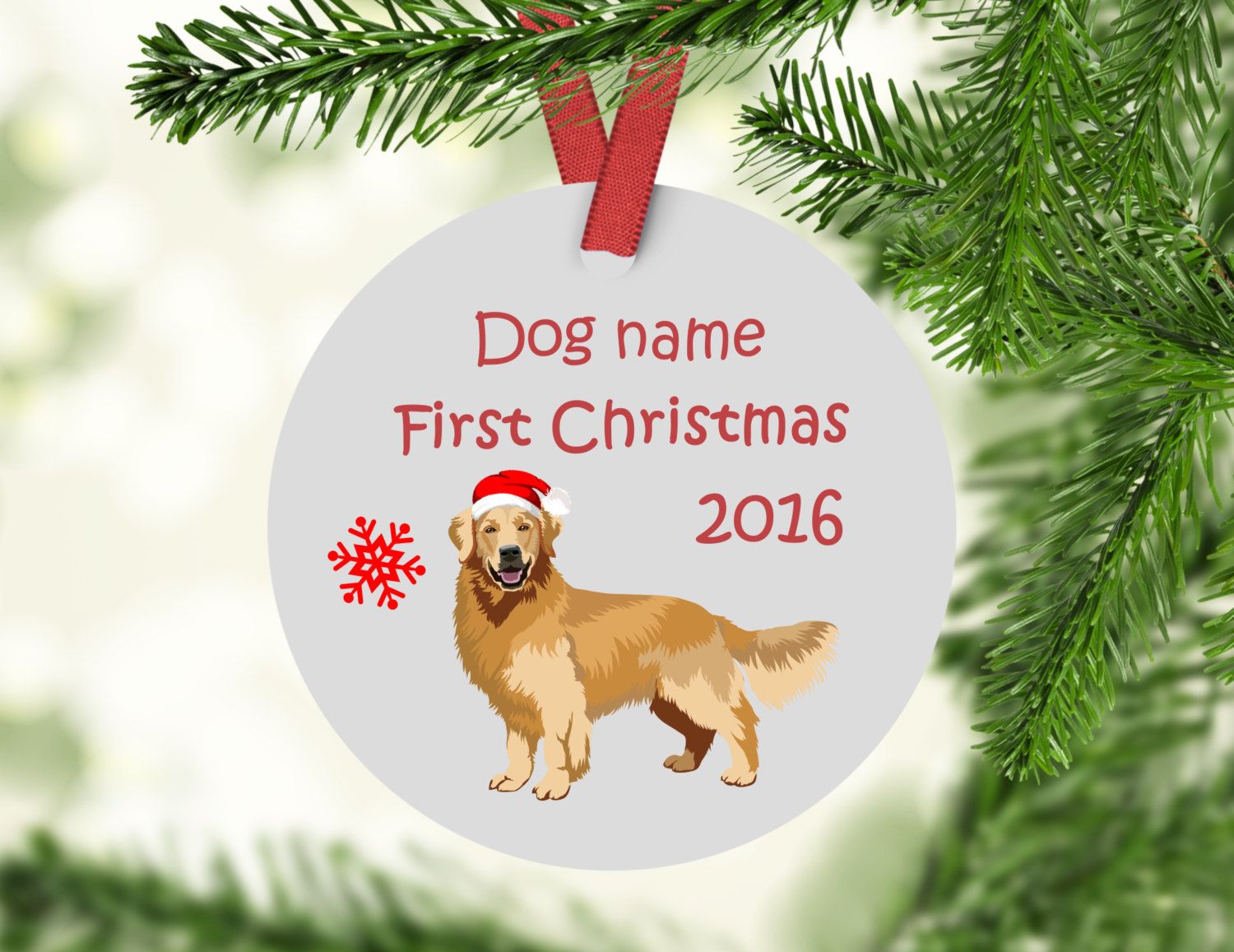 Golden Retriever Ornament Custom Golden Retriever Ornament Etsy Custom Dog Ornament Corgi Ornament Corgi Lover Gifts