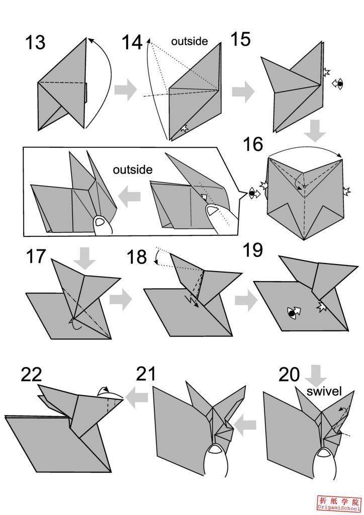 Origami Rabbit Origami Rabbit Instructions How To Origami