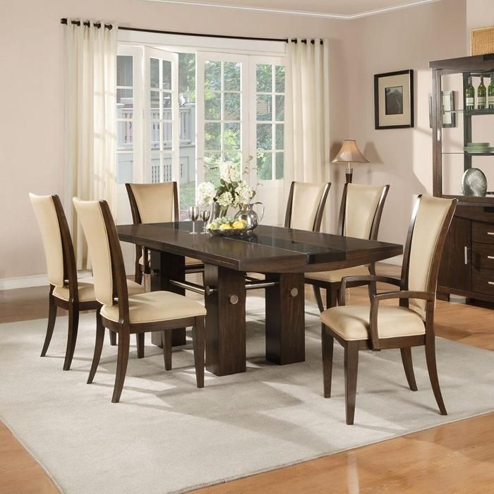 Beverly 7 Piece Dining Set In Dark Amber Nebraska Furniture Mart Formal Room Sets Table Kitchen Small Dining Table In Kitchen Room, Formal Dining Room Sets Nebraska Furniture Mart