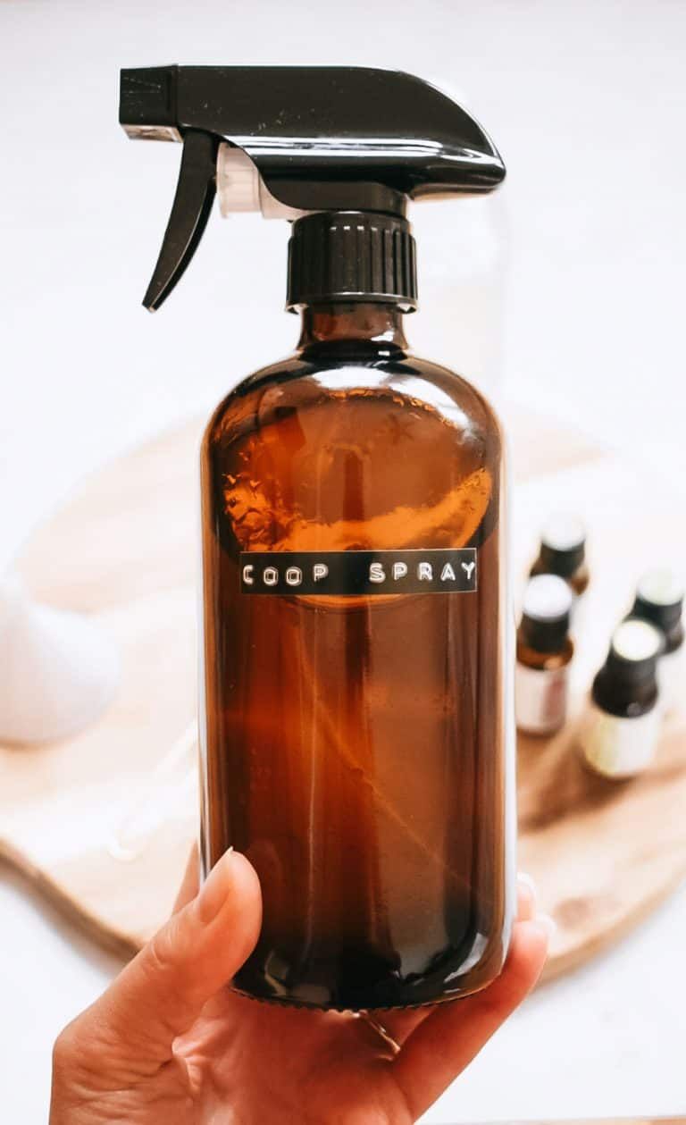 Looking for a quick & easy way to freshen up your coop? Try this DIY chicken coop spray. This is the best homemade chicken coop spray. It is 100% natural and made with essential oils. It keeps the coop fresh and also helps to repel insects. #BackyardChickens #Homesteading #DIY #NaturalLliving Cute Chicken Coops, Chicken Coop Signs, Chicken Coup, Backyard Chicken Coops, Easy Diy Chicken Coop Plans, Chicken Coop Pallets, Chicken Coop Run, Chicken Roost, Chicken Life