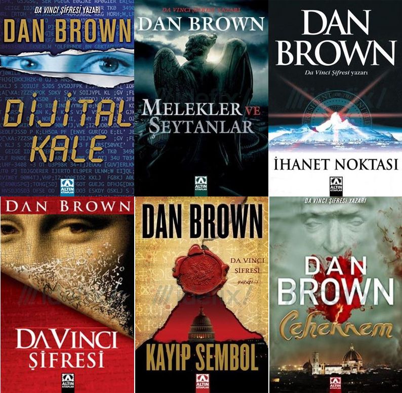 Dan Brown Serisi (6 Kitap) Dan Brown, Kitap