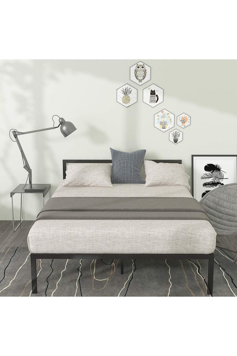 yitahome queen size bed frame with headboard 14 inch platform wood slat support mattress foun bed frame and headboard full size bed frame queen size bed frames full size bed frame and headboard on yitahome queen size bed frame with headboard 14 inch platform wood slat support mattress foun bed frame and headboard full size bed frame queen size bed frames pinterest