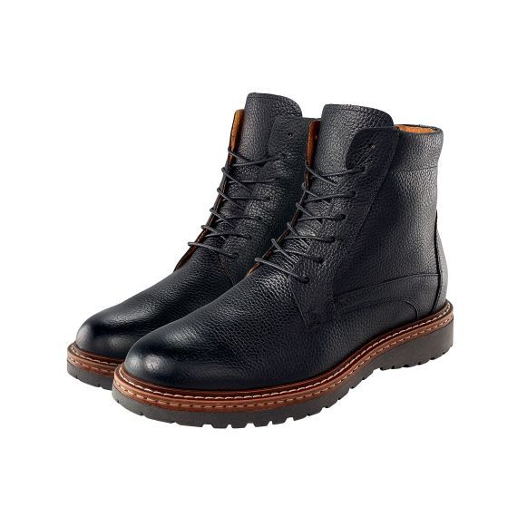 Topper Geprägtem Aus Dillon Schnürstiefel Leicht Von Leder sQhrCdt