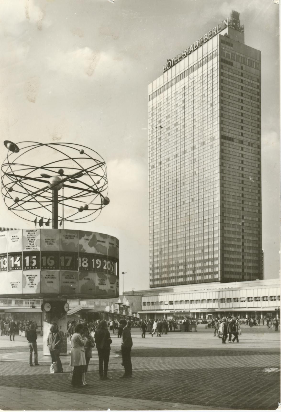 Berlin Alexanderplatz Interhotel Stadt Berlin East Berlin West Berlin Berlin