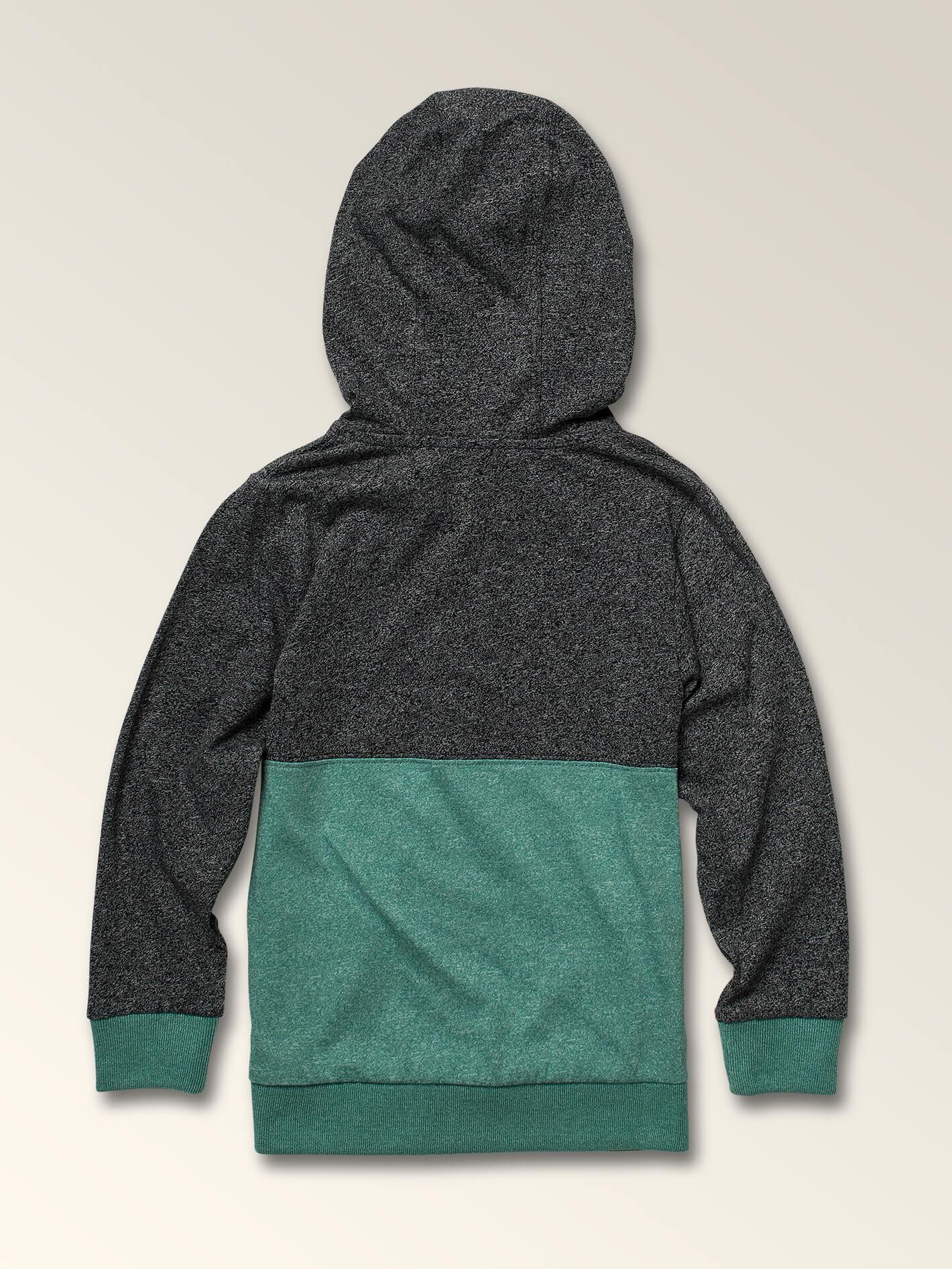 Volcom Little Boys Wowzer Colorblock Zip Up Hooded Sweatshirt