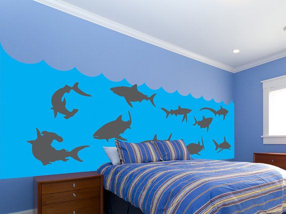 Shark Tank Kids Bedroom Wall Decal Set Free Shipping By Shark Tank Kids Bedroom Wall Decal Set Free Shipping By