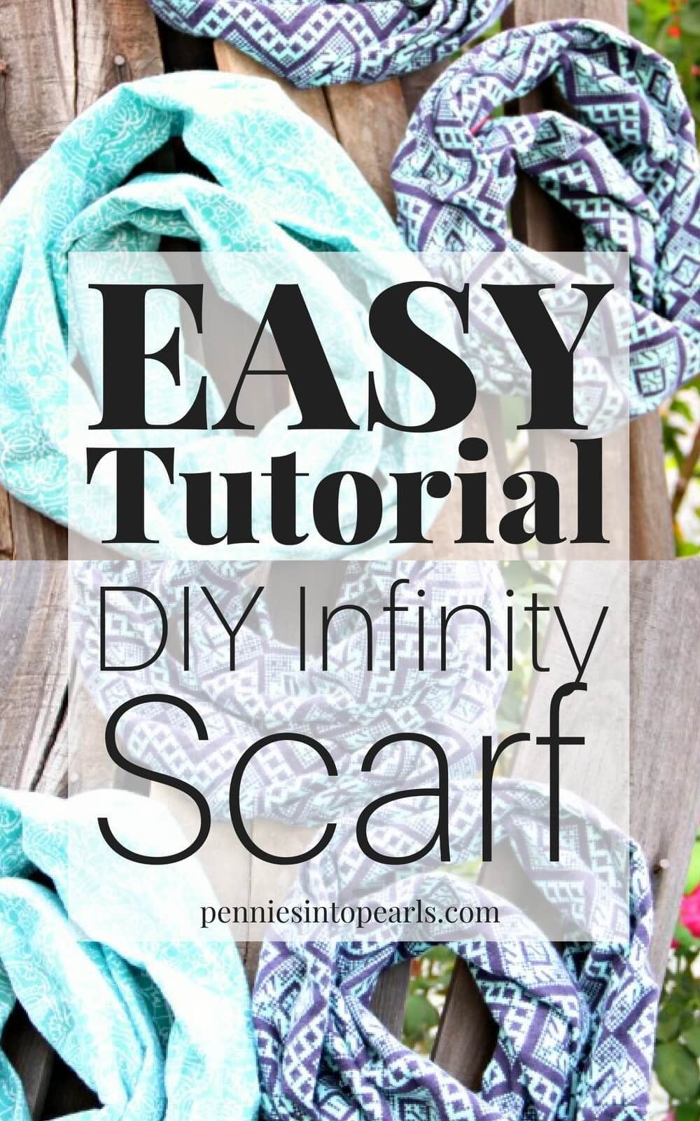 Here is the easiest way how to make an infinity scarf in only 10 minutes! VIDEO Tutorial easily teaches you how to make your own $2 DIY infinity scarf with simple step-by-step VIDEO instructions. Perfect beginner sewing project! Trendy Sewing Projects, Trendy Sewing Patterns, Sewing Projects Clothes, Sewing Projects For Beginners, Sewing Gifts, Knitting For Beginners, Sewing Tutorials, Sewing Clothes, Diy Clothes