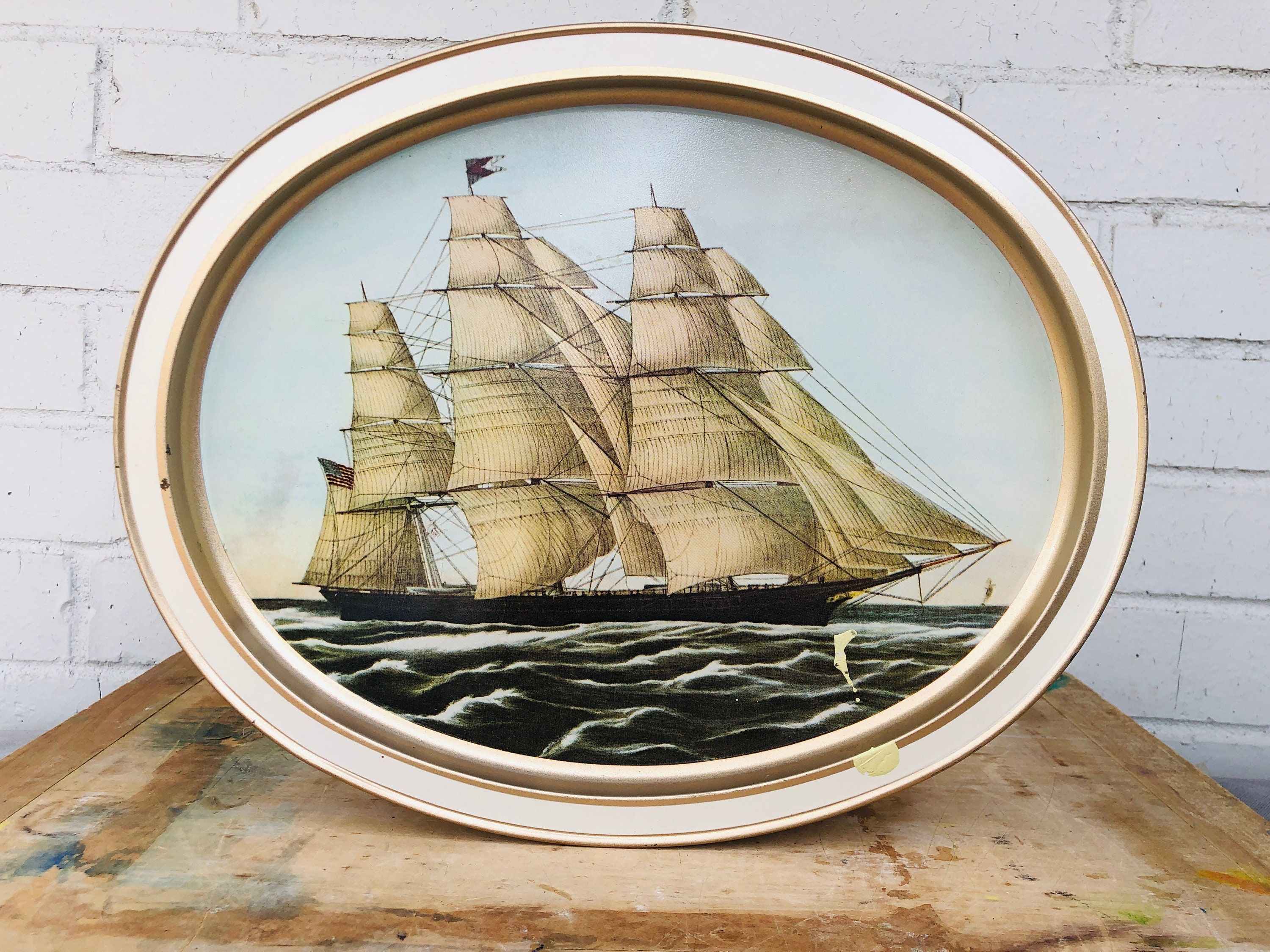 Vintage Sunshine Biscuits Limited Edition Clipper Ships Tin