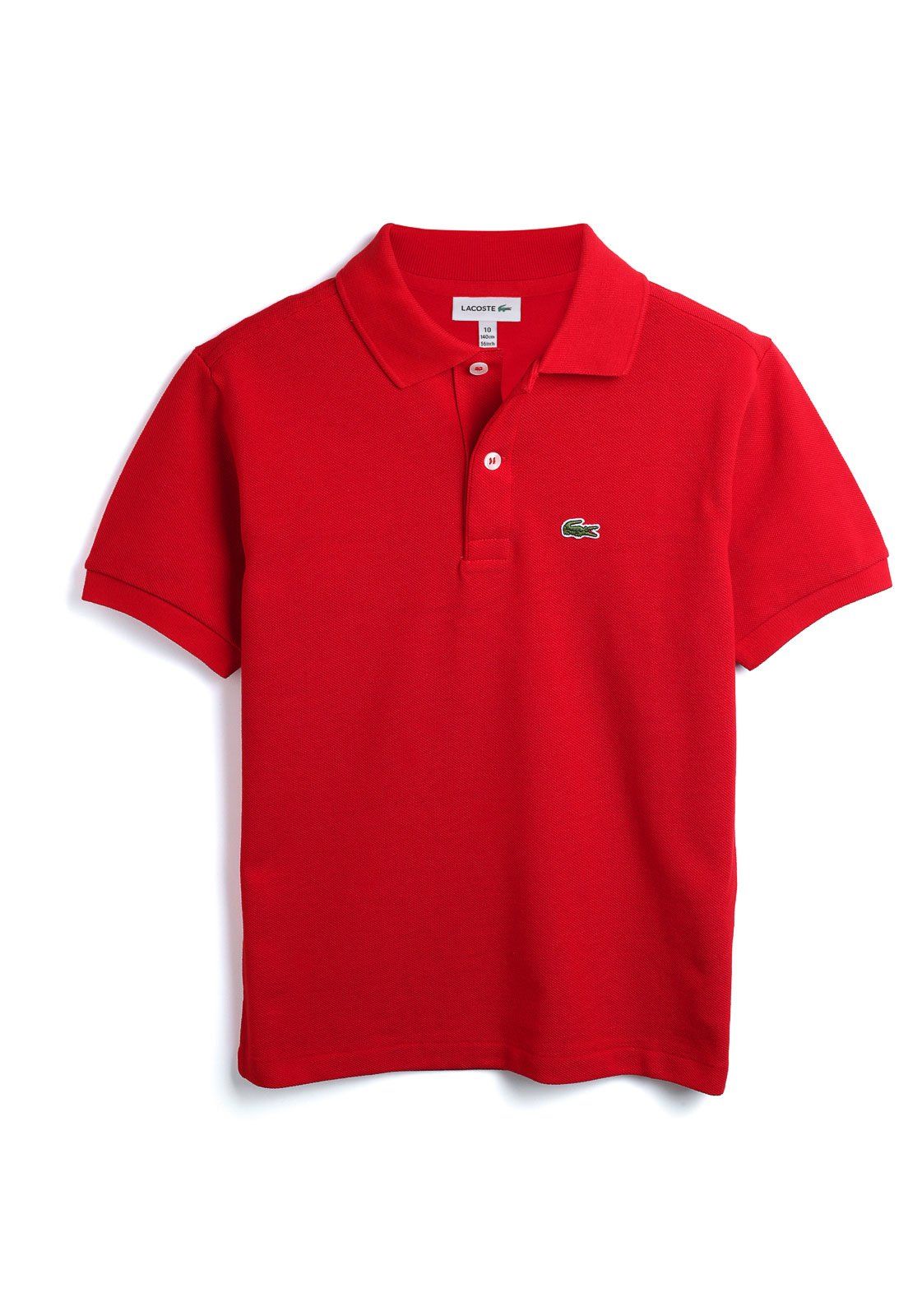 Lacoste polo vermelha sales