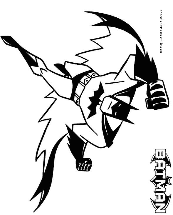 Batman Color Page Cartoon Characters Coloring Pages Plate Sheetprintable Picture