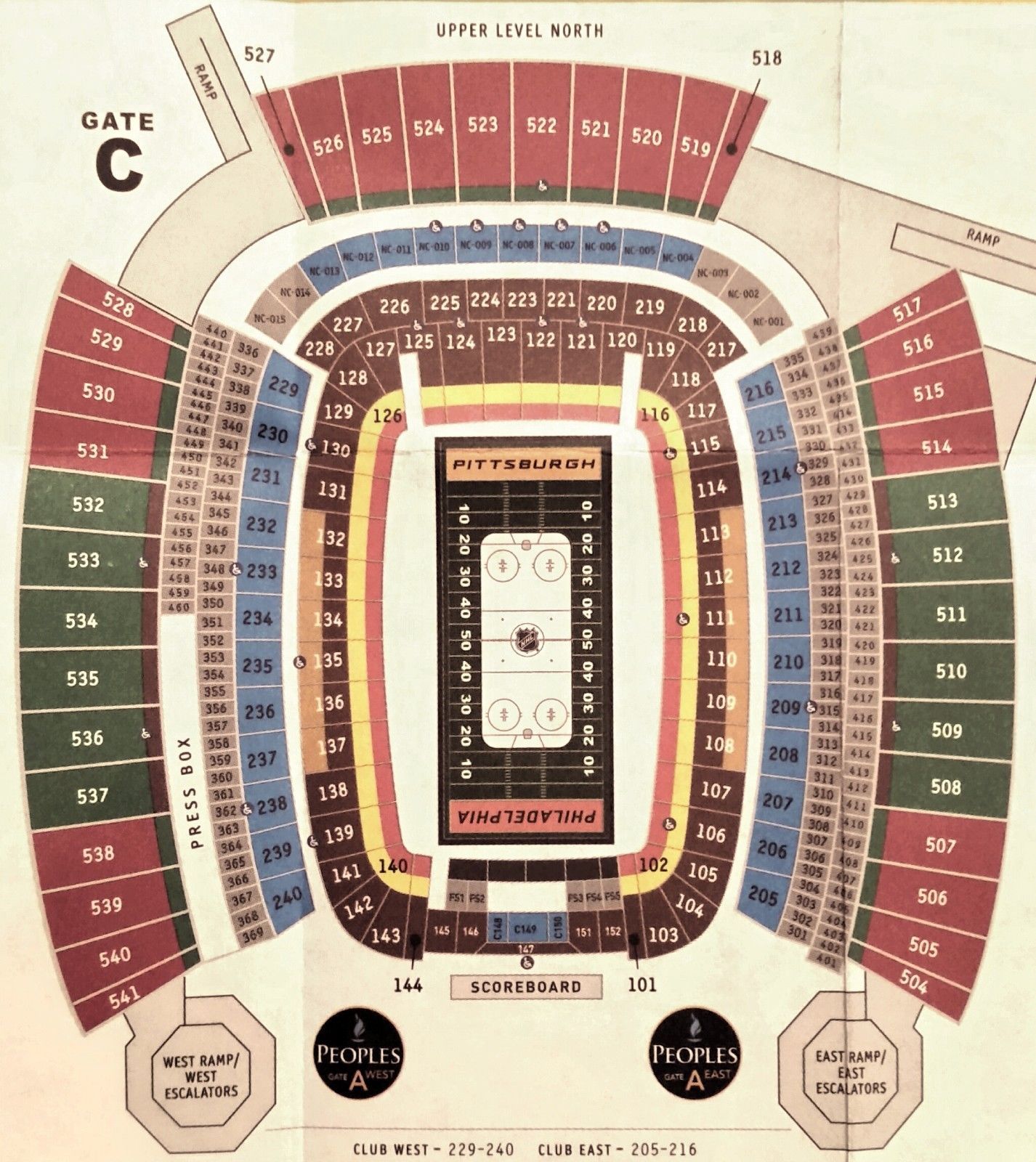 4 penguins flyers 2017 nhl stadium series tickets section 533 flyers penguins heinz field tickets