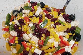 Rote Bohnen - Schafskäse - Salat von Koelkast | Chefkoch