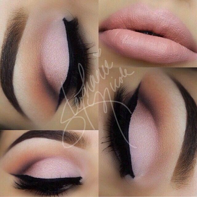 Beautiful Pink With Brown Smokey Eye Shadow Looks