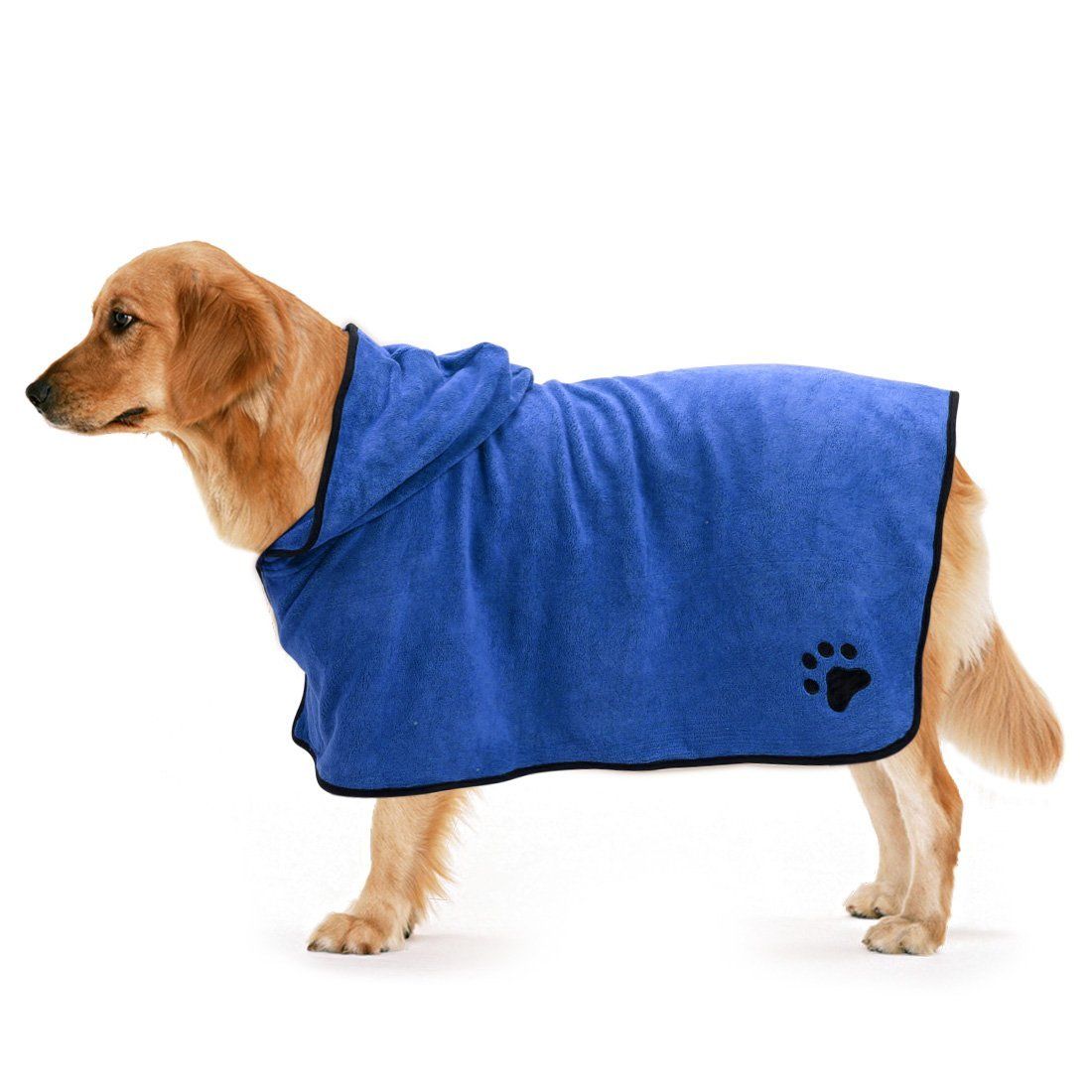 Microfibre Dog Bathrobe Adjustable Cat Fast Dry Bathing Quick Drying Pajamas Toweling Super Absorbent Pet Robe Blue S Microfibre Dog Bathrobe Adjustable Cat Fast Dry Bathing Quick Drying Pajamas Toweling Super Absorbent Pet Robe Blue S