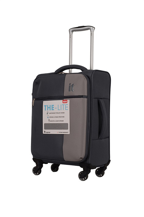 It Luggage 2152 Kumas Orta Boy Valiz Gri Ordu Gri Kumas