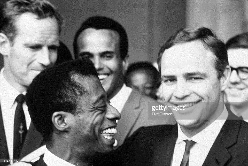 American author and civil rights activist James Baldwin (1924 - 1987