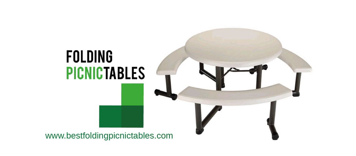 17 Folding Picnic Tables Ideas Table Folding Picnic Table, Lifetime Round Picnic Table And Benches 44 Inch Top