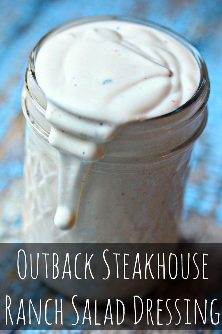 Outback Steakhouse Ranch Salad Dressing Recipe Budget Outback Steakhouse Ranch Salad Dressing Recipe Budget