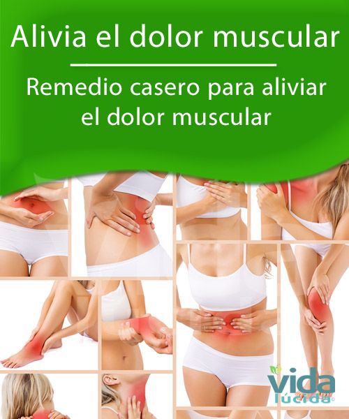 Aliviar dolores musculares remedios naturales