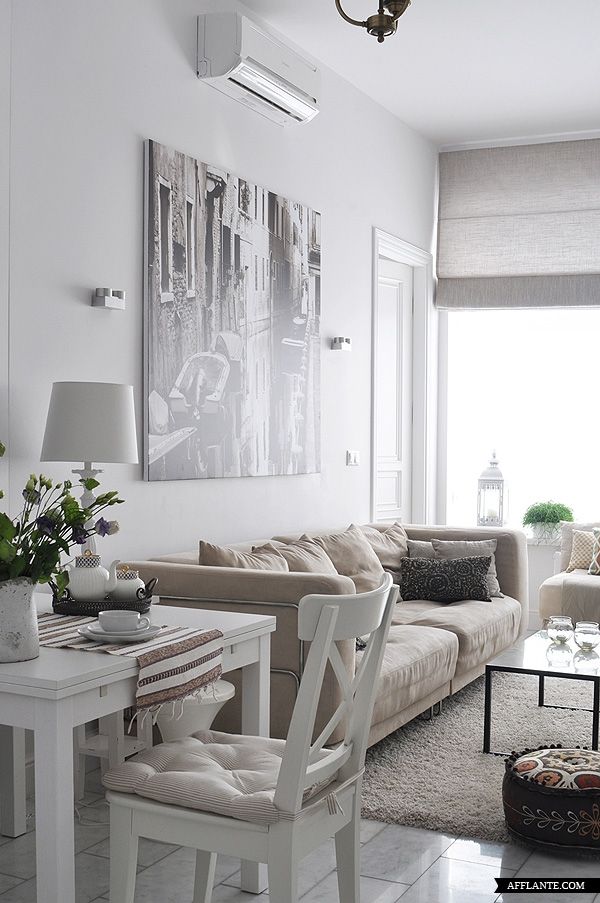 Apartamento Decorado 56m2 De Elegância E Tons Neutros In 2018 Apartamento Decorado 56m2 De Elegância E Tons Neutros Small Living Rooms Home Room