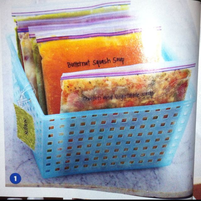 Thin Thinking Freeze Soups And Sauces Flat In Zippered