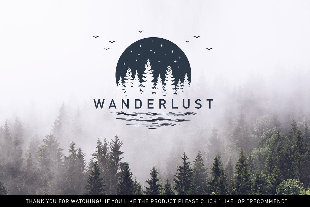 Download Wanderlust. 15 Double Exposure Logos | Рисунки, Дизайн ...