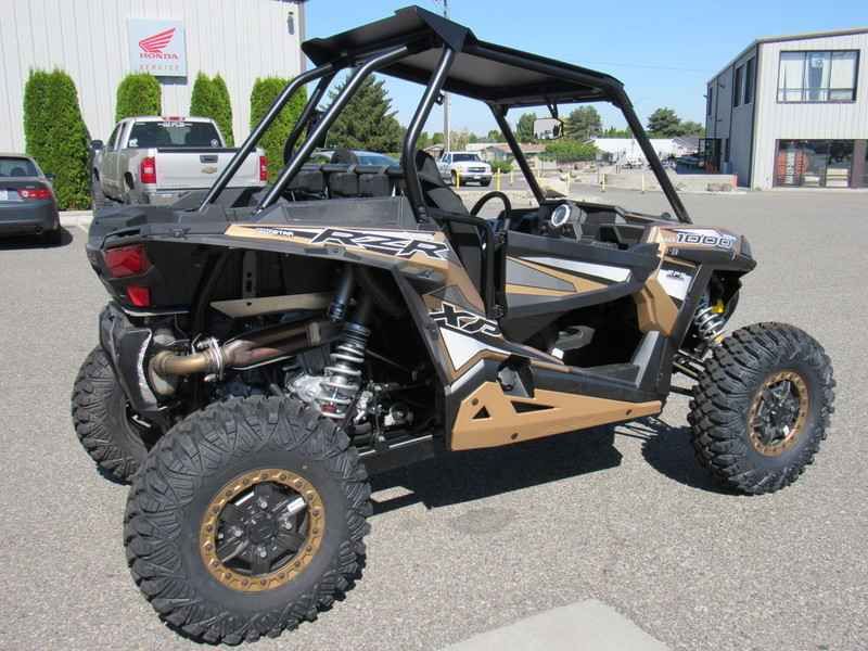 New 2017 Polaris RZR XP 1000 EPS Gold Metallic ATVs For