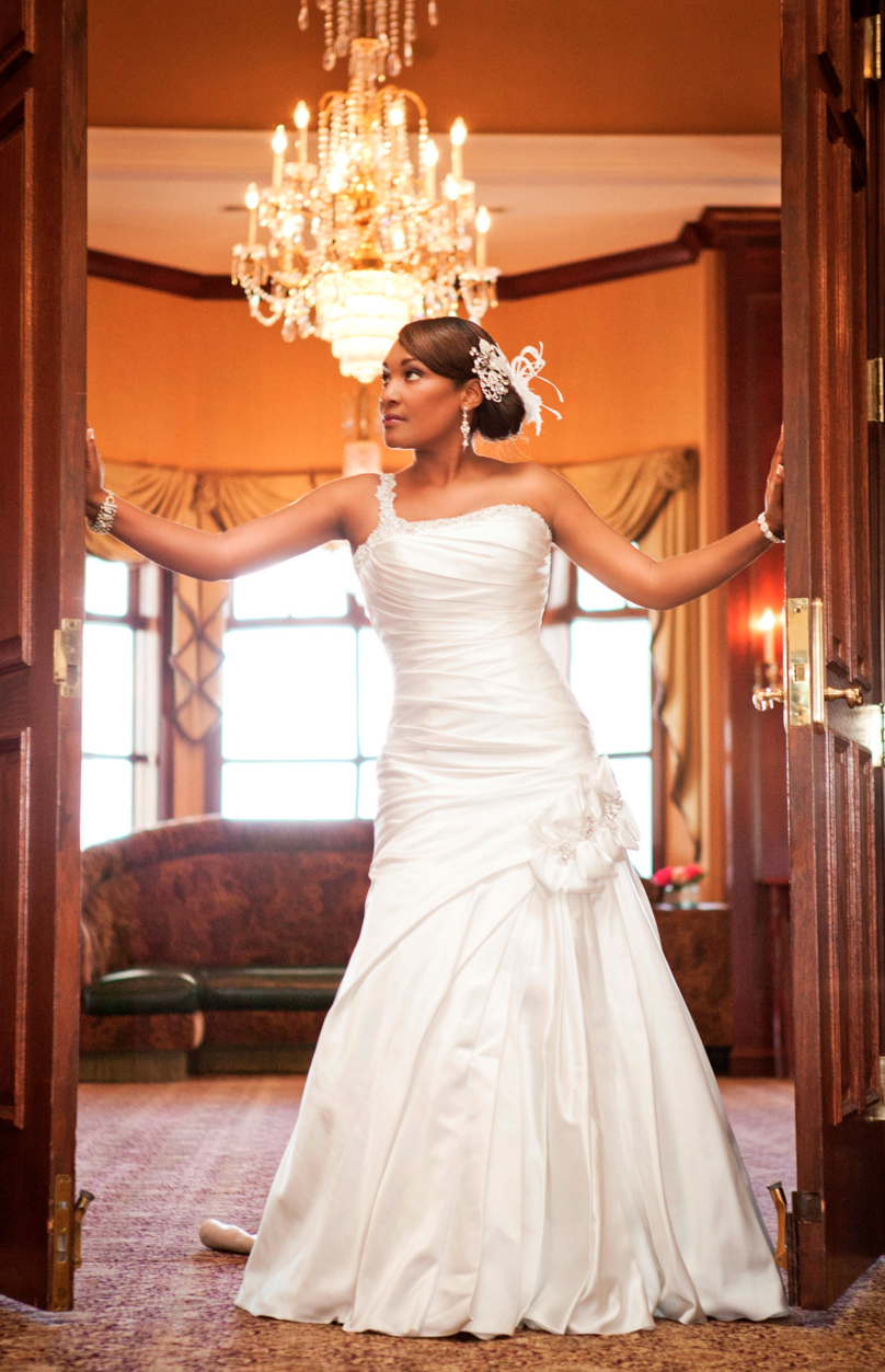 Allure Bridals Style 8750 - Wedding Photography: Claudia McDade. http