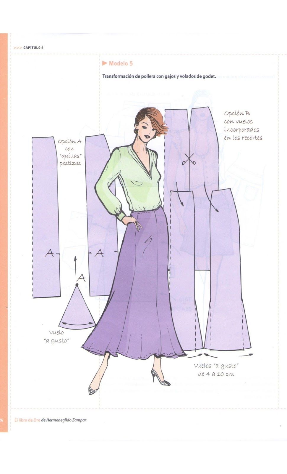 Costura Patrones Y Mucho Mas Libro De Oro Hermenegildo Skirt Patterns Sewing Blouse Pattern Sewing Clothes Sewing Patterns