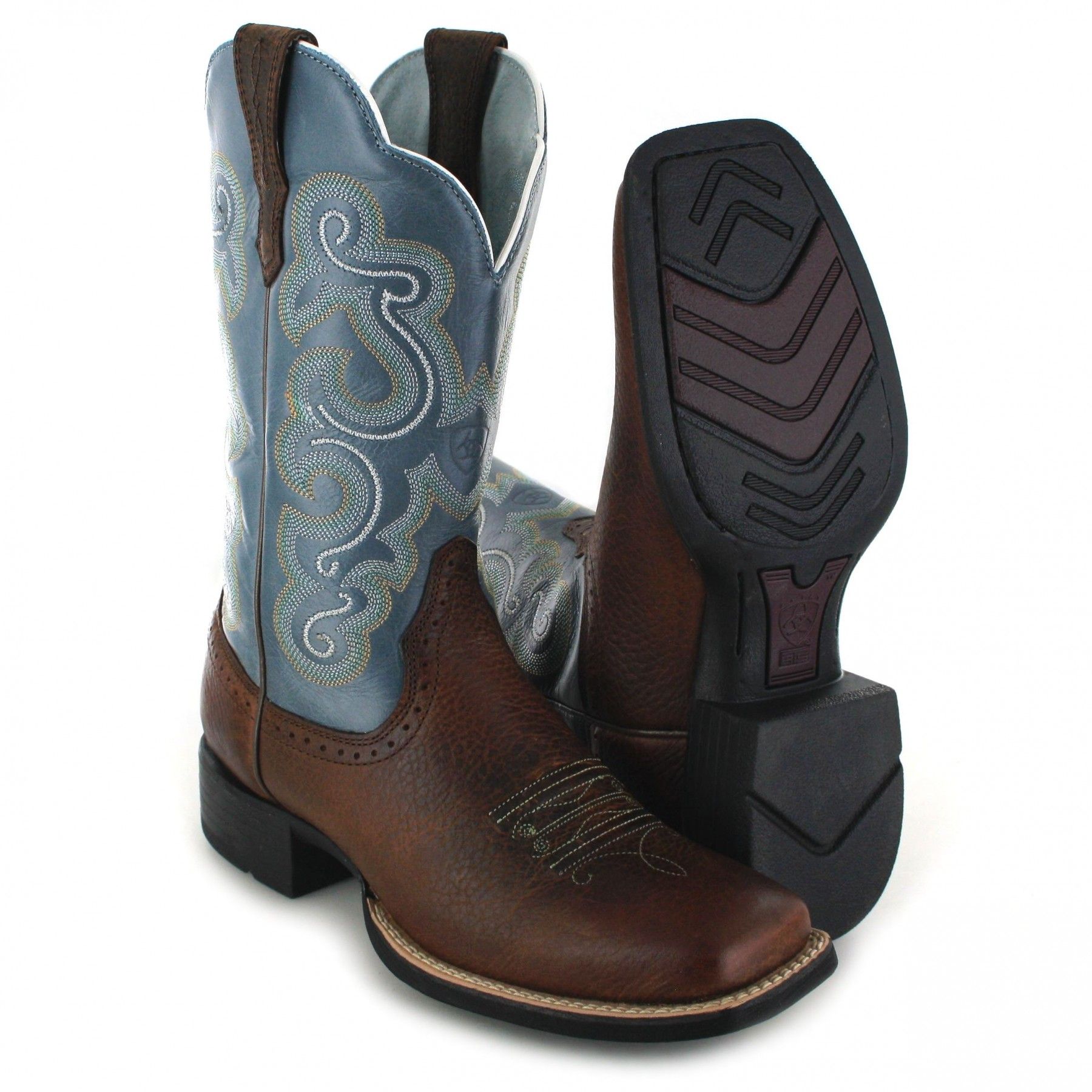 Ariat QUICKDRAW 4720 Brown Sapphire Westernreitstiefel Ariat QUICKDRAW 4720 Brown Sapphire Westernreitstiefel