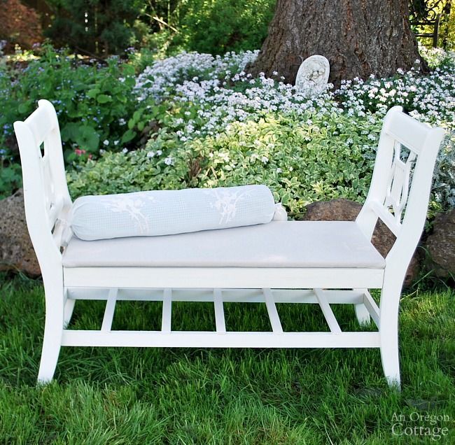 How To Make A French-Styled Bench From Old Chairs