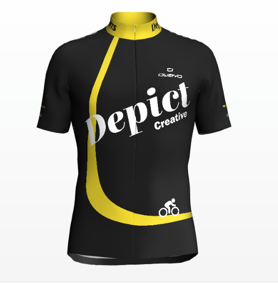 Download Team Depict Cycling Jersey Mock up