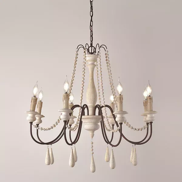 Pin On Idée Déco Cuisine Pin On Idée Déco Cuisine, French Country Wood Bead Chandelier Diy