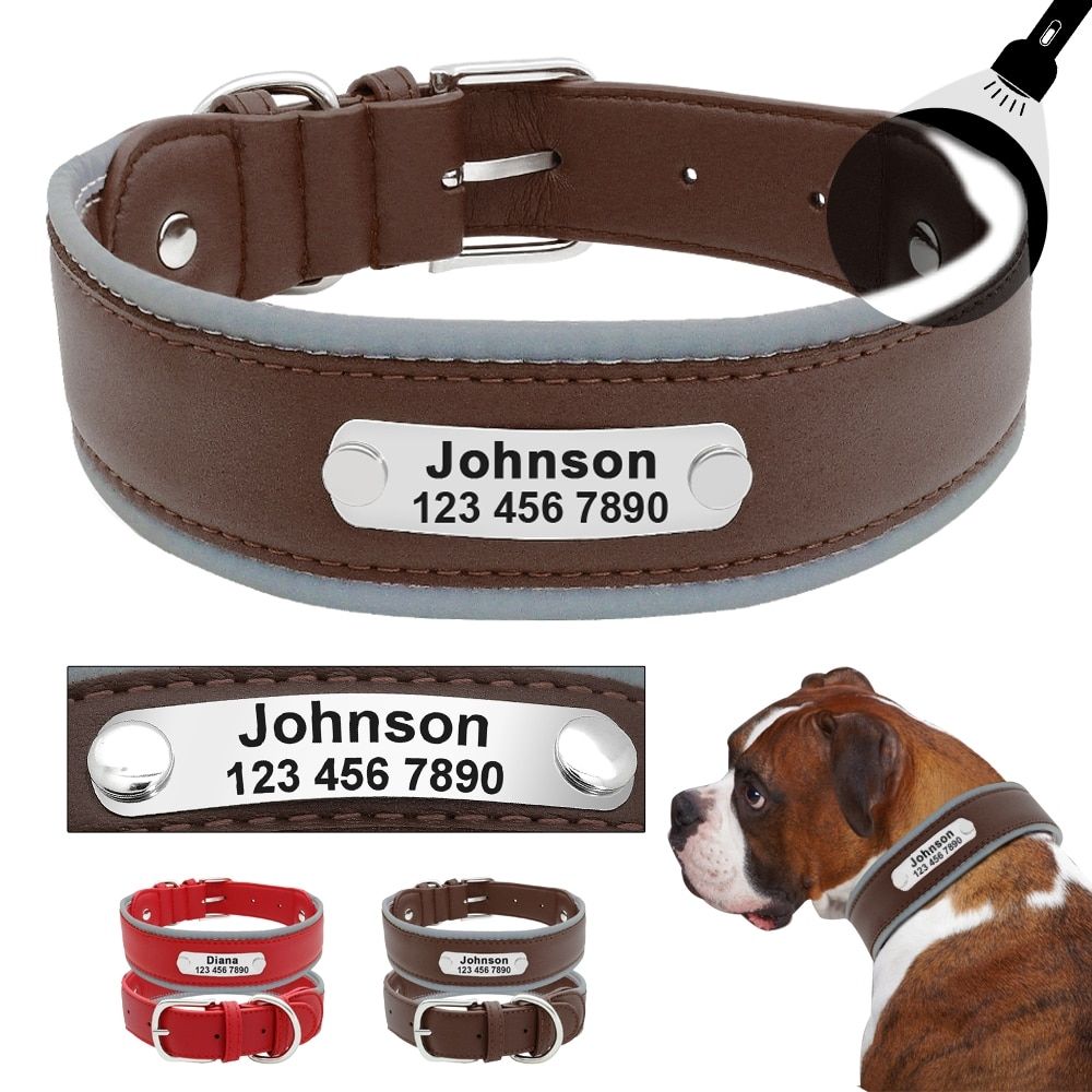 Custom Leather Pet Collars Leather Dog Collars Pet Collars Leather