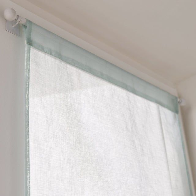 Ciel de France Voilage Paire de Vitrages Polyester Gris 120x60 cm