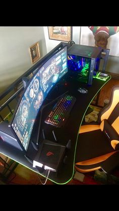 Office Desk Ideas #gamingsetup