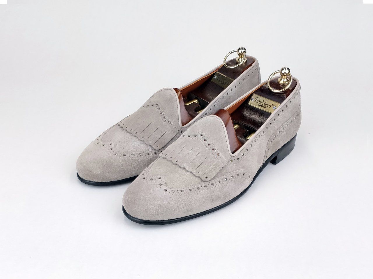 Bellagio Suet Puskullu Erkek Ayakkabi Shoes Loafers Fashion