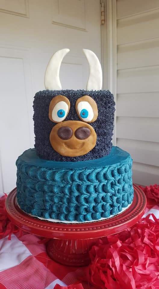 Bull cake | Cake, Birthday cake, Birthday