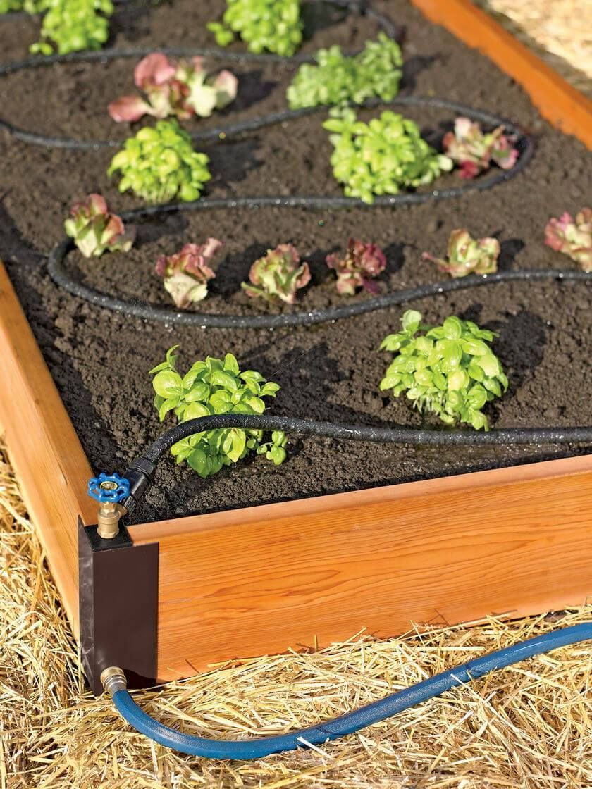 Raised bed gardening systems