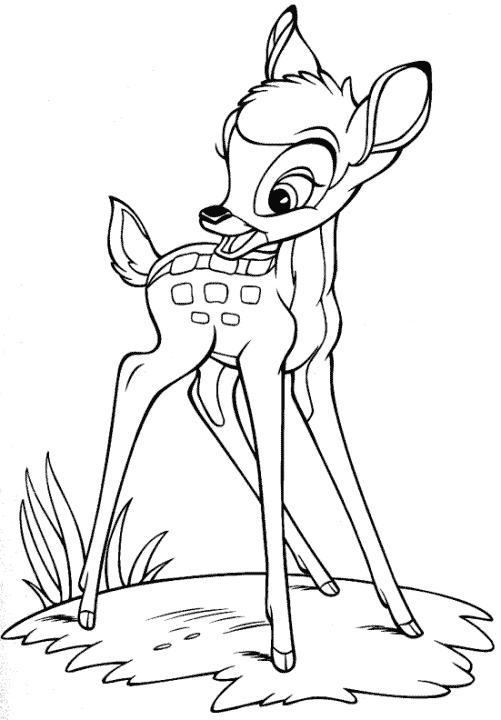 Bambi coloring pages Bambi coloring pages